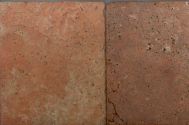 Red Travertine tumbled